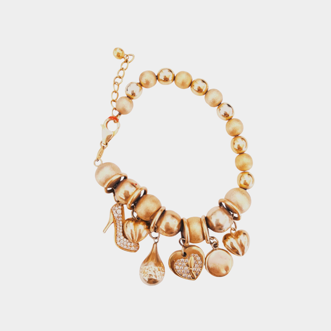 Charm Cluster Bracelet